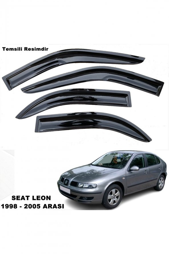Seat Leon Mügen Cam Rüzgarlığı 1998 - 2005 Arası 4 Lü Takım - ürün görseli 1
