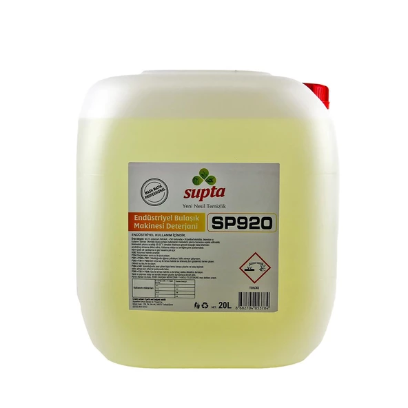 Supta Endüstriyel Bulaşık Makine Deterjanı 20 LT ürün görseli 1