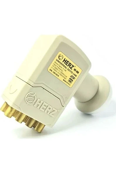 HR-908 Octo Sekizli Lnb 0.1db Full Hd 4K HERZ ürün görseli 1