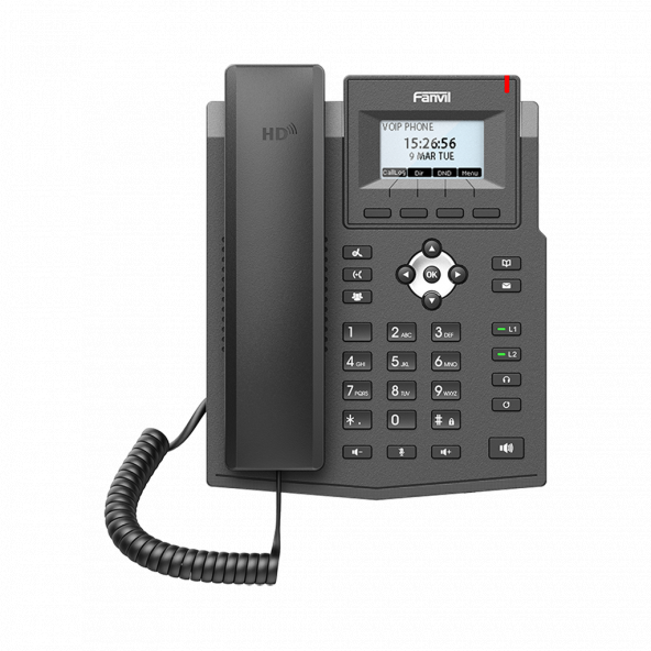 Fanvil X3SP Lite IP Telefon (PoE)-Siyah ürün görseli 1