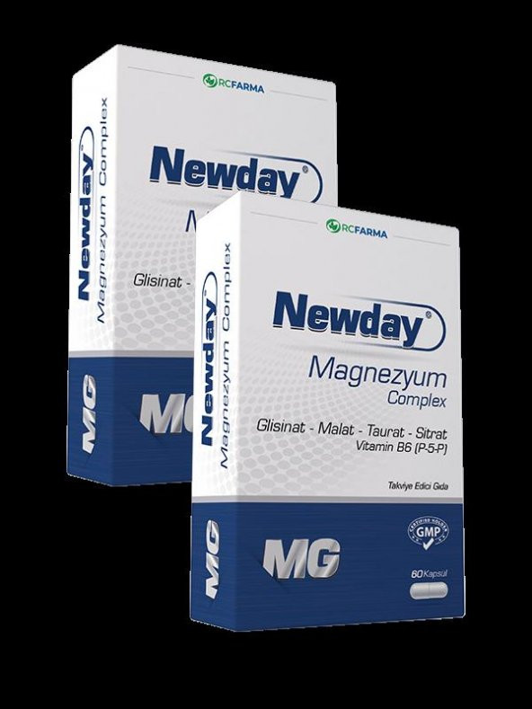 Newday Magnezyum Complex 60 Kapsül x2 ürün görseli 1