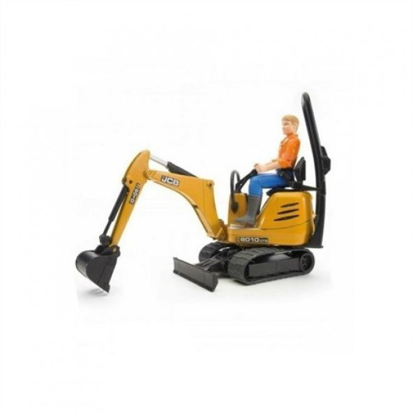 Bruder Jcb Küçük Kepçe 8010 Cts Ve İnşaat İşçisi B World 62002 ürün görseli 1