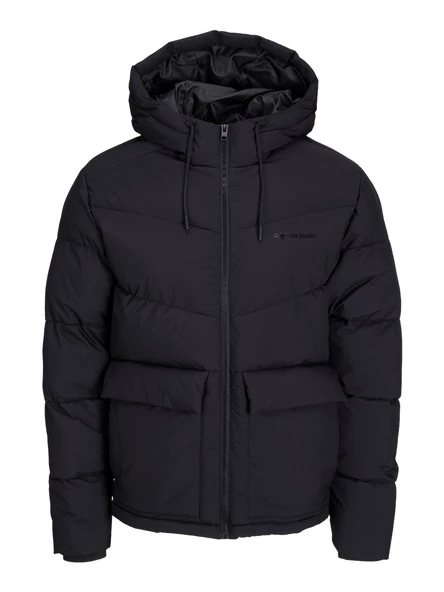 JACK JONES Erkek Su Geçirmez Siyah Mont 12238849 ürün görseli 1