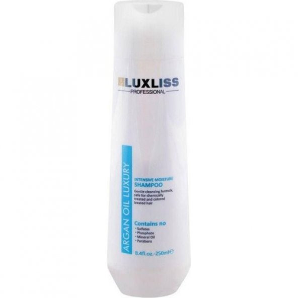 Luxliss Argan Oil Luxury Intensive Shampoo 250 ml ürün görseli 1