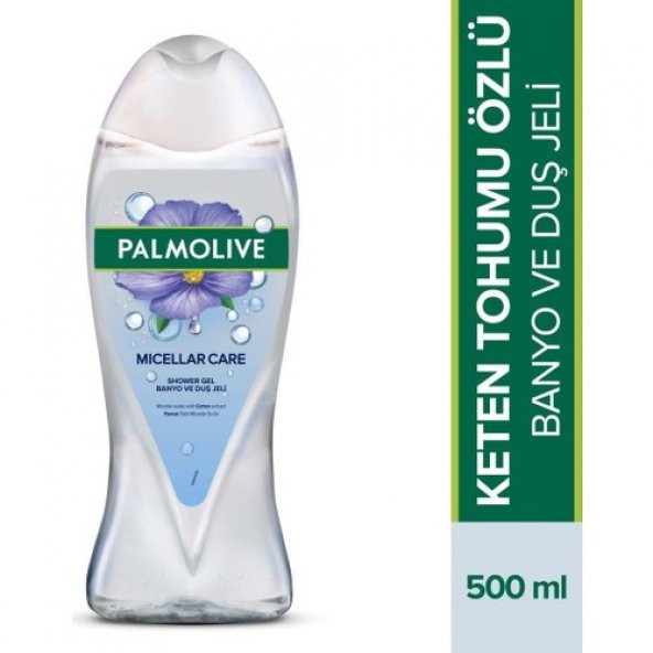 Palmolive Micellar Care Pamuk Özlü Micellar Su ile Banyo ve Duş Jeli 500 ml ürün görseli 1