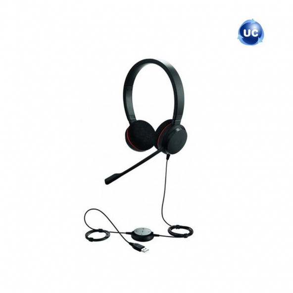 Jabra Evolve 20 Duo USB NC MS Kulaklık ürün görseli 1