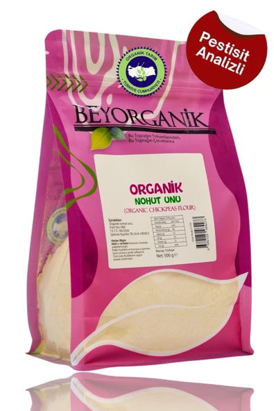 BEYORGANİK Organik Nohut Unu 500gr ürün görseli 1