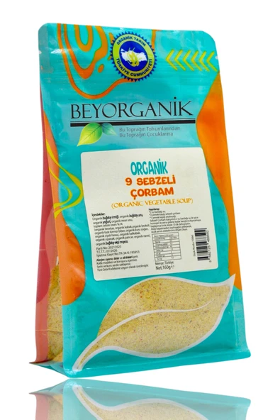 Organik 9 Sebzeli Çorbam 160gr (PESTİSİT VE AFLATOKSİN ANALİZLİ) ürün görseli 1