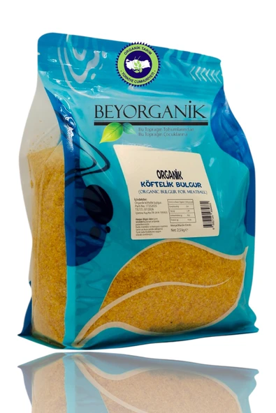 BEYORGANİK Organik Köftelik Bulgur 2,5kg ürün görseli 1