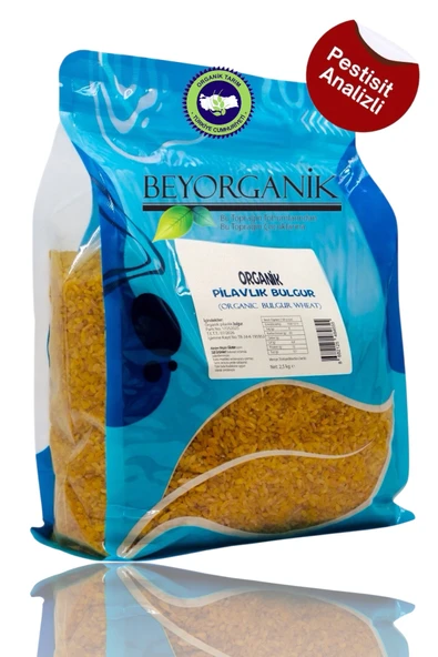 BEYORGANİK Organik Pilavlık Bulgur 2,5kg ürün görseli 1