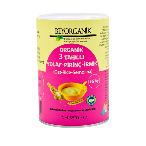 Bebek Ek Gıdası Organik Yulaflı Muhallebi +6 Ay( 250gr) ürün görseli 1