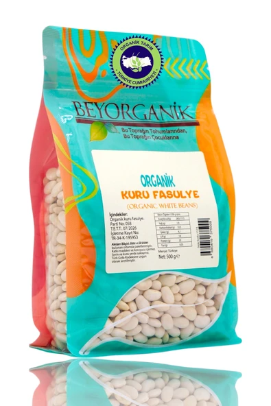 BEYORGANİK Organik Kuru Fasulye Çalı 500gr ürün görseli 1