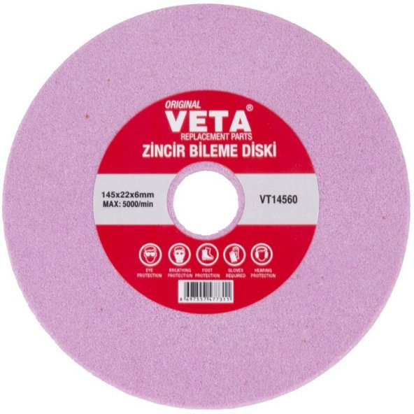 Veta Vt14560 Zincir Bileme Diski  145X22X6Mm ürün görseli 1