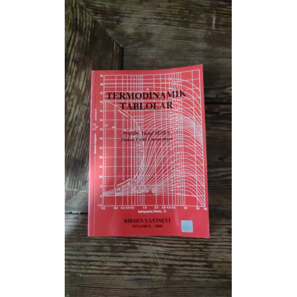 Termodinamik Tablolar Prof. Dr. Yusuf Sezen ürün görseli 1