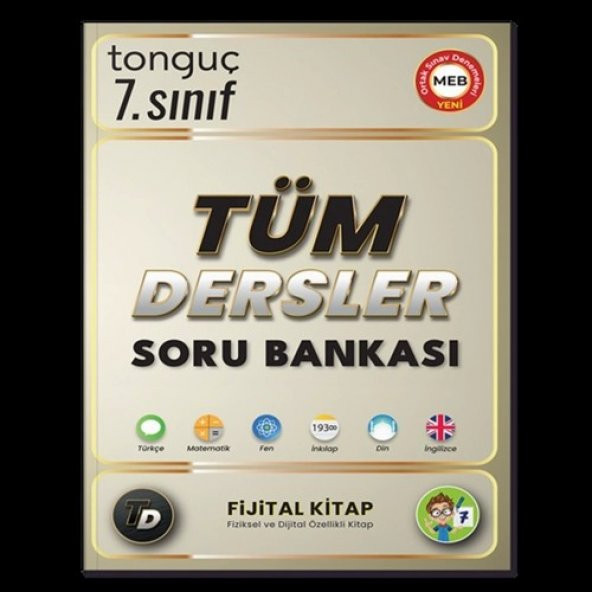 Tonguç 7. Sınıf Tüm Dersler Soru Bankası ürün görseli 1
