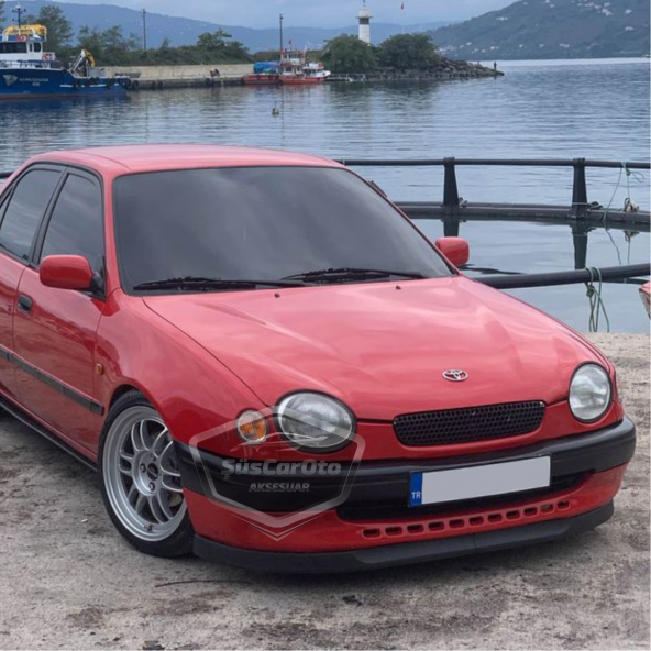 Toyota Corolla Terra 1999-2002 Uyumlu Üniversal Astra H lip Esnek Ön Lip 2 Parça Tampon Altı Dil Karlık Ön Ek ürün görseli 1
