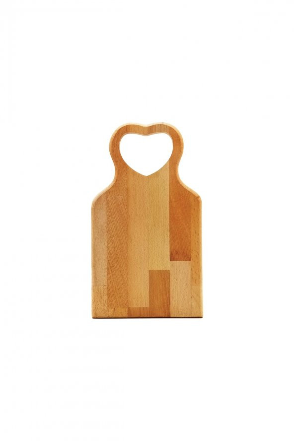 WOOD ARMY - Ahşap Kesme Sunum Tahtası V2 Kalp ürün görseli 1