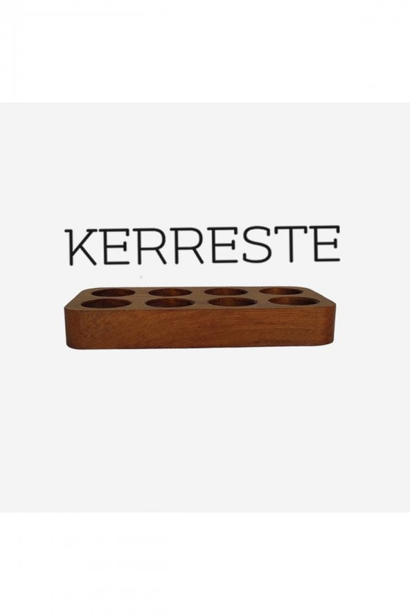 KERRESTE Ahşap Yumurtalık 8'li - Resim 3