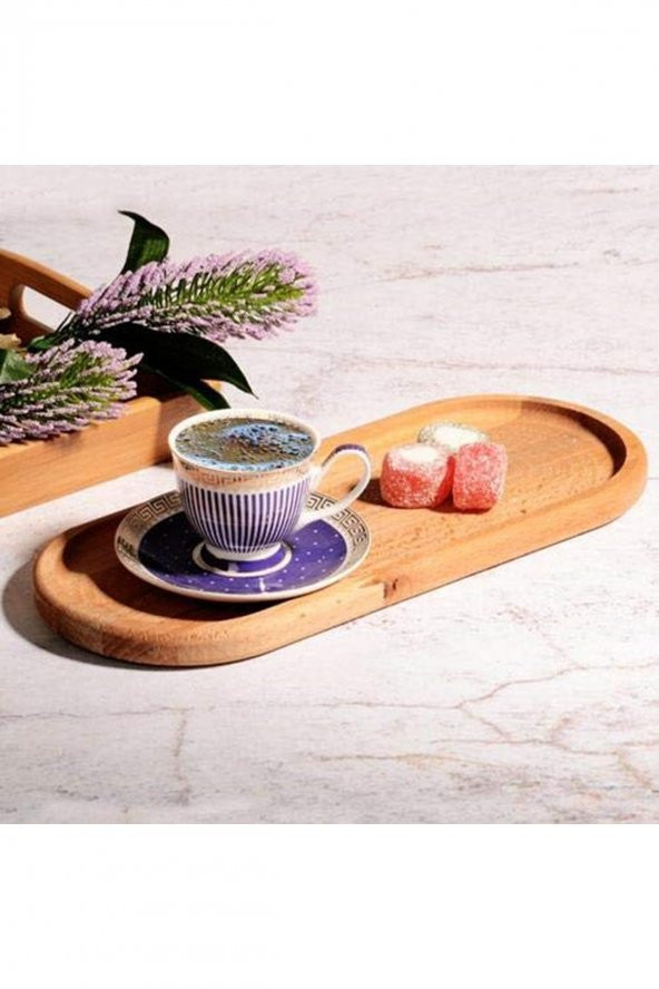 Taboo Oval Ahşap Servis Tabaği ürün görseli 1