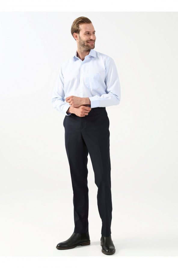 Normal Bel Normal Paça Regular Fit Lacivert Erkek Pantolon Pn1014400294 ürün görseli 1