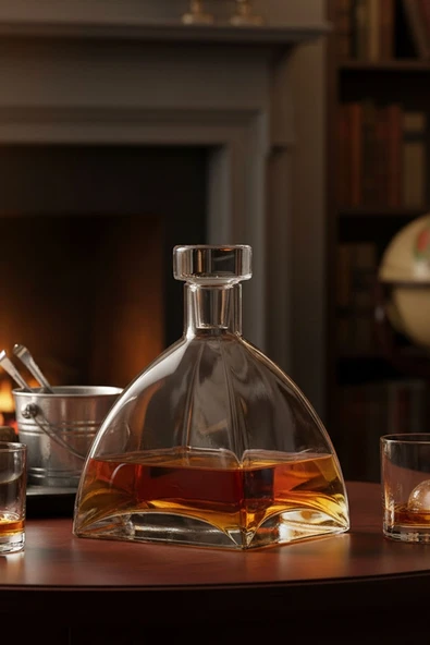 Paşabahçe El İmalatı Kristal Viski Şişesi 763743 90700 1250 Cc ürün görseli 1