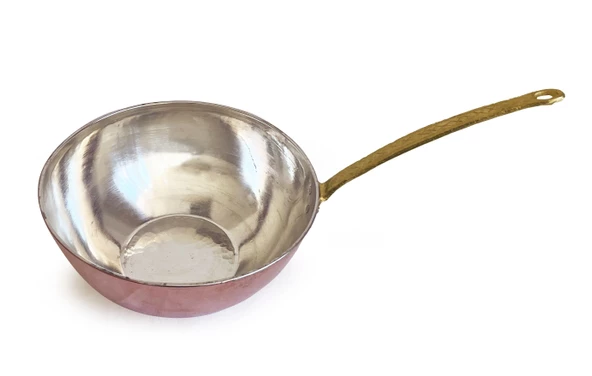 Shark Anatolia Wok Bakır Tava 25cm - Resim 4