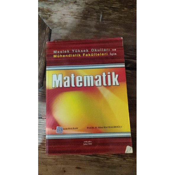 MESLEK YÜKSEK OKULLARI VE MÜHENDİSLİK FAKÜLTELERİ İÇİN MATEMATİK ürün görseli 1