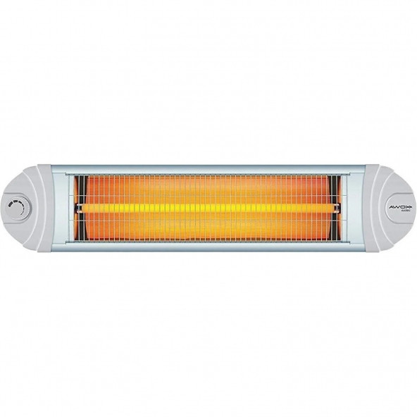 Avos Aydınlatma Awox Ufo Ecotec Beyaz Infrared Isıtıcı 2500 W Duvar Tipi AWOX25 Ufo Avos Aydınlatma ürün görseli 1
