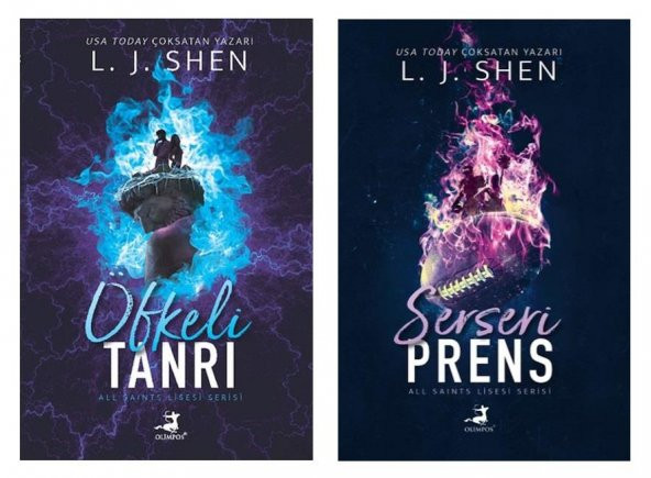 L. J. Shen Öfkeli Tanrı + Serseri Prens (2 Kitap) ürün görseli 1