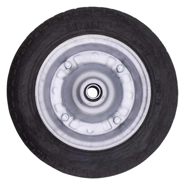 İnşaat El Arabası Tekerlek 350x70 Dolgu Rulmanlı ürün görseli 1