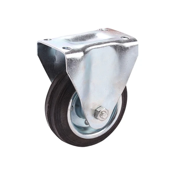 Mertsan Sabit Sac Cantlı Kauçuk Burçlu Tekerlek 150x45 mm (150 Kg) ürün görseli 1