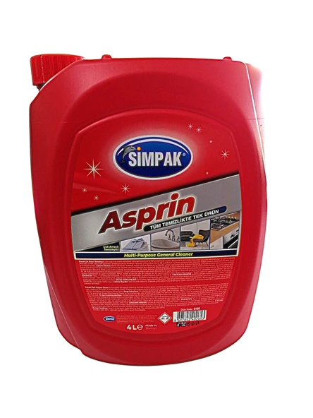 Simpak Asprin Genel Temizleyici 4 Litre ürün görseli 1