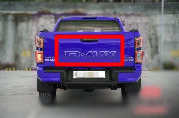 Isuzu D-Max Arka Bagaj Etiket Arma Yazı Standart Boy ürün görseli 1