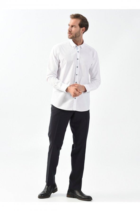 Normal Bel Normal Paça Regular Fit Lacivert Erkek Pantolon Pn1014400287 ürün görseli 1