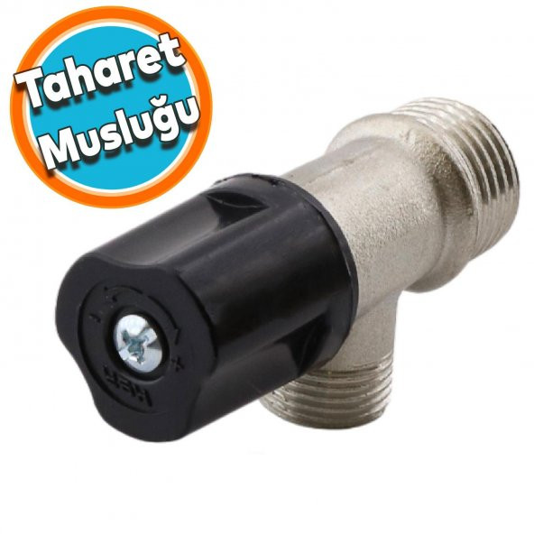 Metal Aç Kapa Vanalı Kumlanmış Kumlamalı Taharet Musluğu Sağlam Ara Musluk Wc Klozet 0473 ürün görseli 1