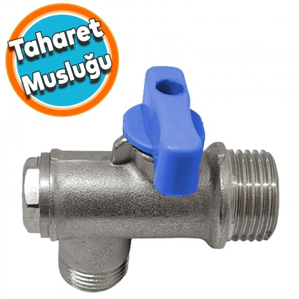 Aç Kapa Vanalı Filtreli Taharet Musluğu Sağlam Ara Musluk Wc Klozet 0473 ürün görseli 1