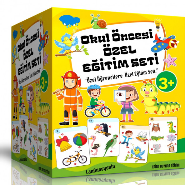 Okul Öncesi Özel Eğitim Seti (4 Süper Kitap Laminasyonlu) ürün görseli 1