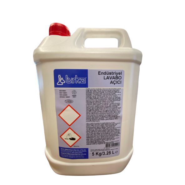 Birka Endüstriyel Sıvı Lavabo Açıcı 5 Kg. ürün görseli 1