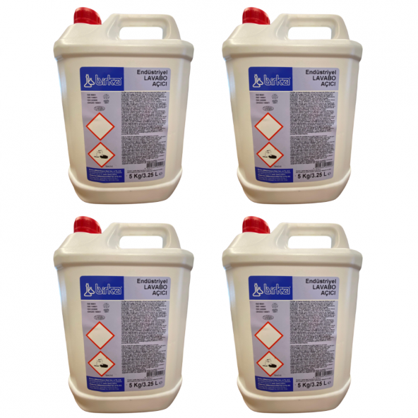 Birka Endüstriyel Sıvı Lavabo Açıcı 4 Ad. x 5 Kg. ürün görseli 1