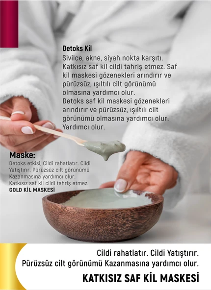 Gold Kil Maskesi - Resim 3
