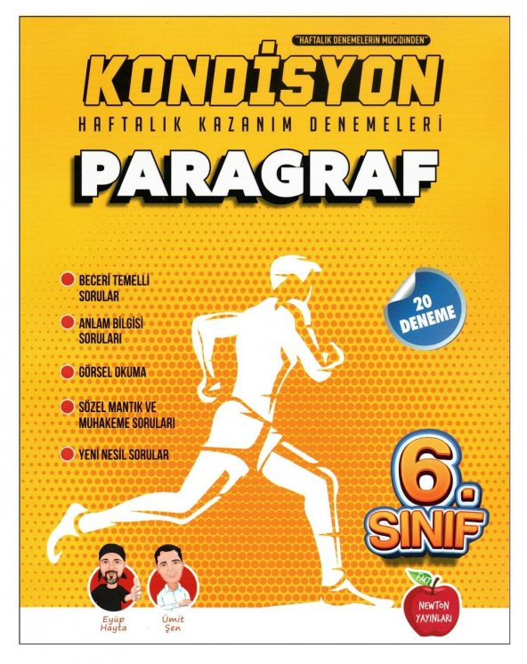 Newton 6. Sınıf Paragraf Kondisyon Denemeleri ürün görseli 1