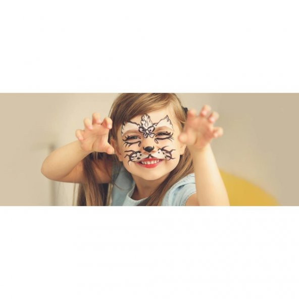 Amos Face Deco Yüz Boyası Beyaz - Resim 2
