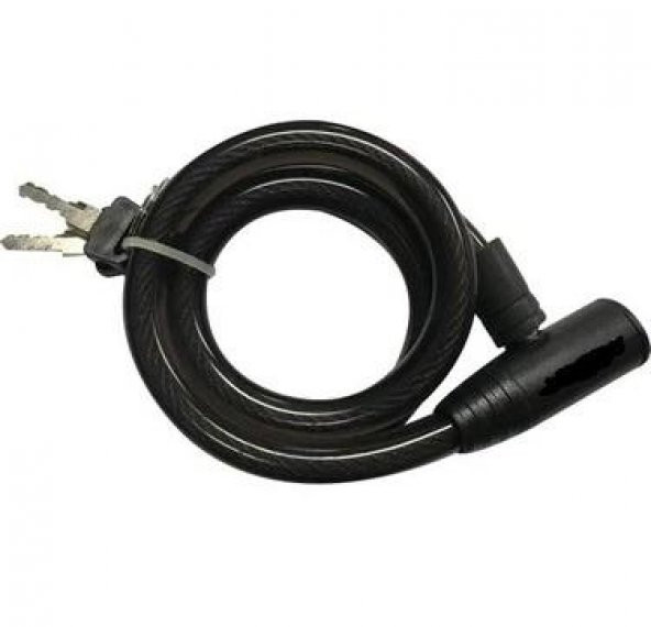 12*800MM BİSİKLET KİLİDİ SİYAH ürün görseli 1