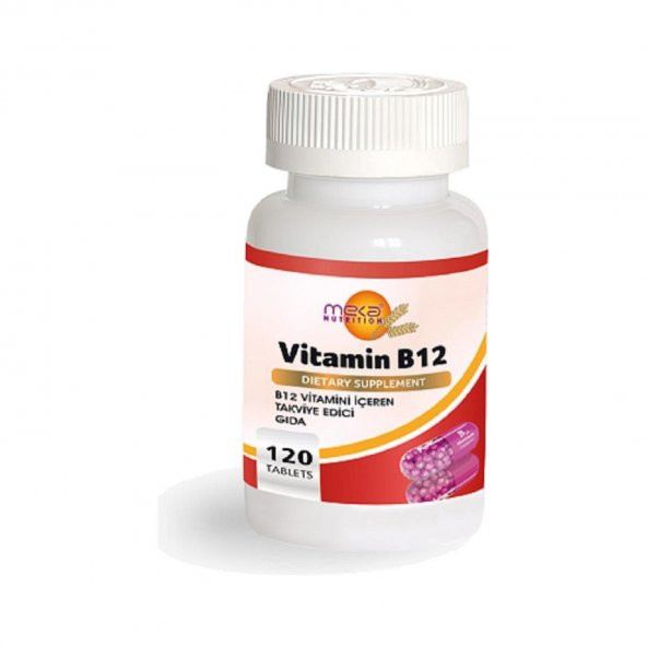 Meka Nutrition Vitamin B-12 1.000 Mcg 120 Tablet ürün görseli 1