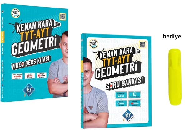 Kenan Kara İle TYT-AYT Geometri Video Ders Kitabı Kr Akademi Yayınları ürün görseli 1