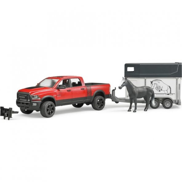 Bruder 2500 Pickup ve At Nakil Römorku 02501 ürün görseli 1