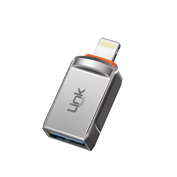 LinkTech O198 USB - iPh Lightning OTG Dönüştürücü Çevirici Metal Adaptör ürün görseli 1