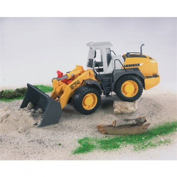 Bruder Liebherr L 574 Kepçe 02430 - Resim 4