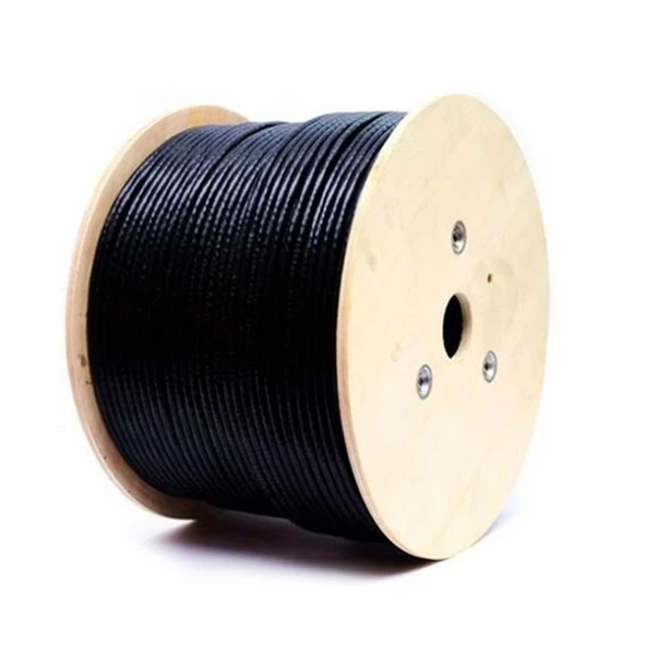 Shenka Siyah Pe Cca 4X2X24 24 Awg Lan Cat6 U/Utp 250Mt ürün görseli 1