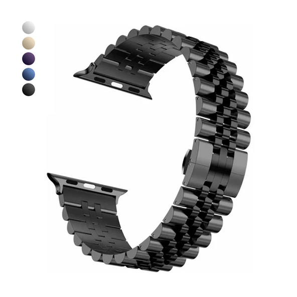 Apple Watch 38 40 41 mm Uyumlu RLX Metal Kordon ürün görseli 1
